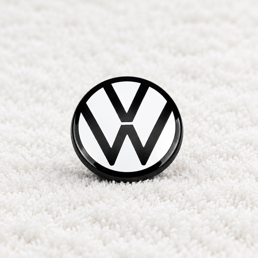 Juego de emblemas delantero y trasero blancos | Golf, Polo, T-roc, Tiguan