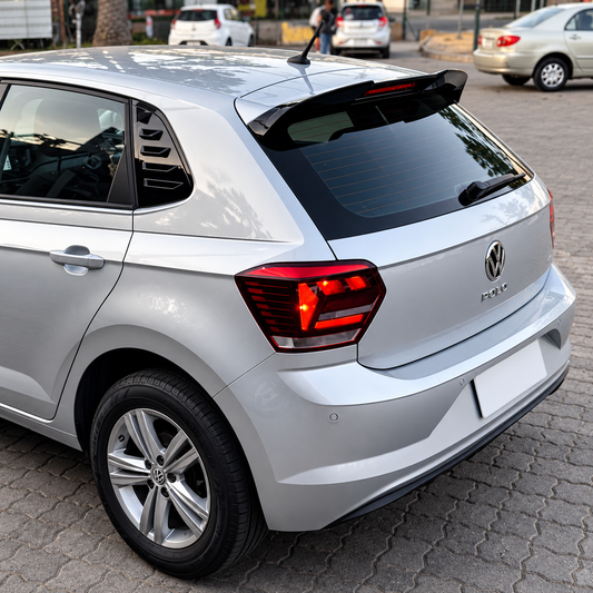 Alerón trasero de techo negro brillante estilo GTI | VW Polo MK6 AW (2018–2025)