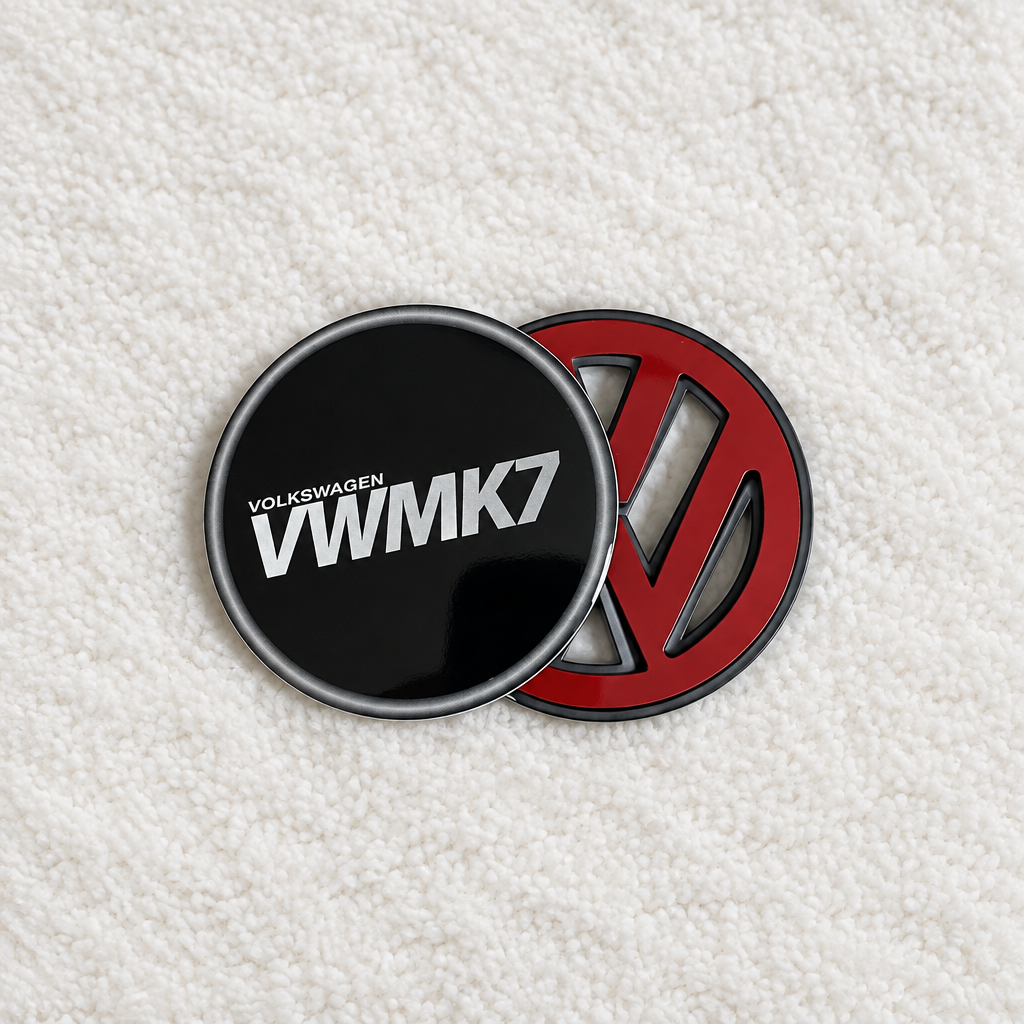 Cubierta de airbag logo negro | Golf, Polo, Passat, Tiguan GTI-R-RLINE (2013+)