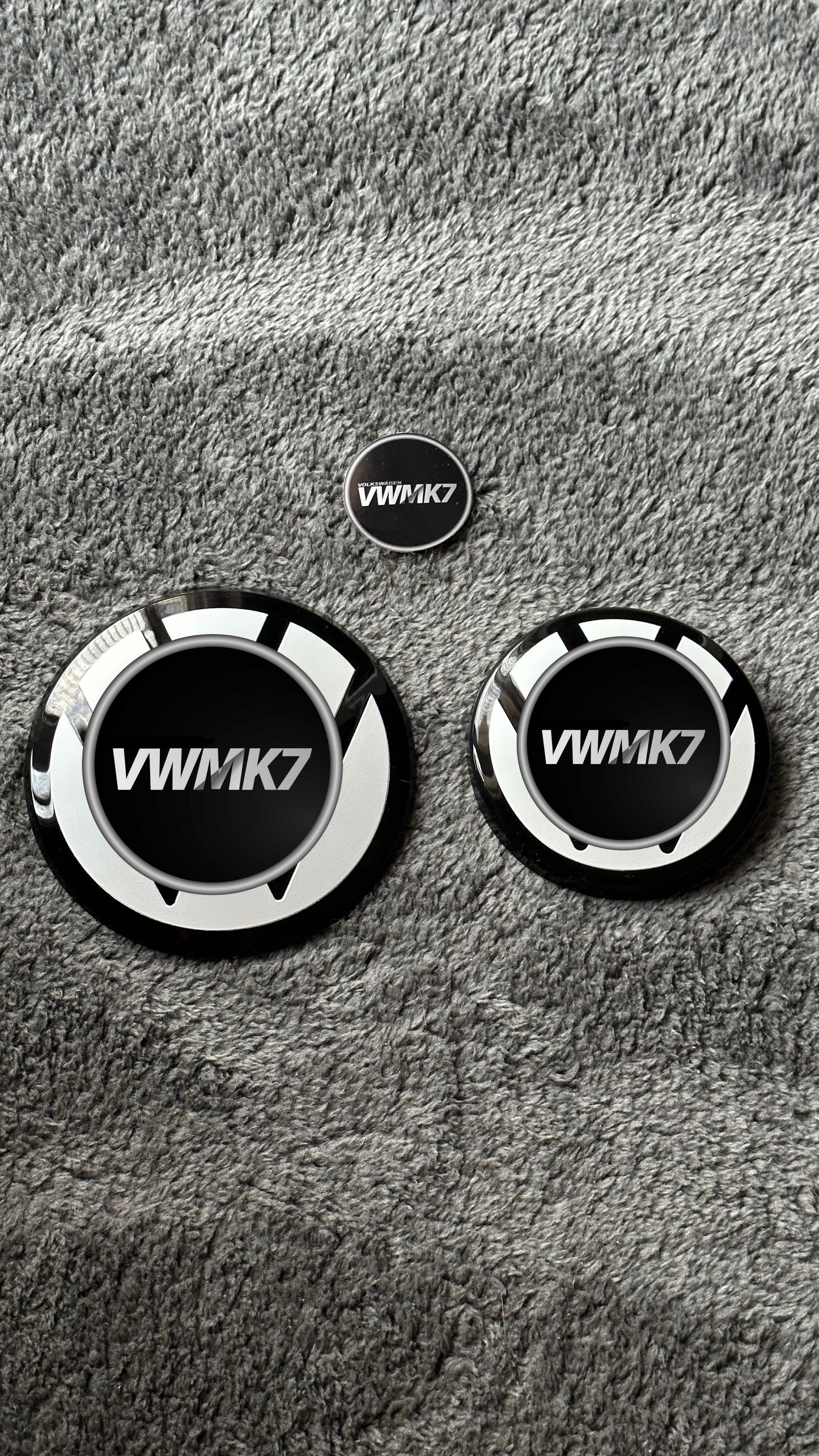 White Logo VW