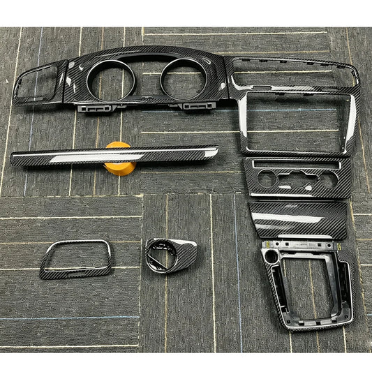 Kit de molduras interiores de fibra de carbono real | VW Golf 7-7.5