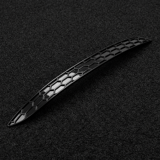 Gloss Black Honeycomb Rear Reflector Cover for VW Golf 8 / 8.5