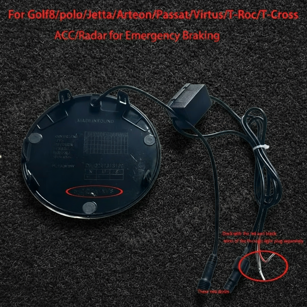 Illuminated Front Emblem for VW (ACC Compatible)