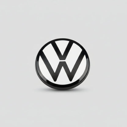 White Front & Rear Badge Set VW