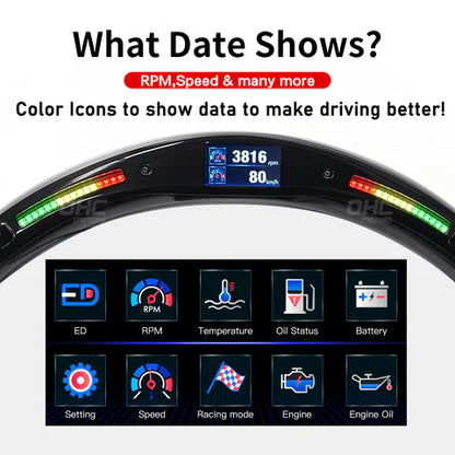 Carbon LED Steering Wheel 2013-2020 GTI | R | Rline (Ready In Stock)