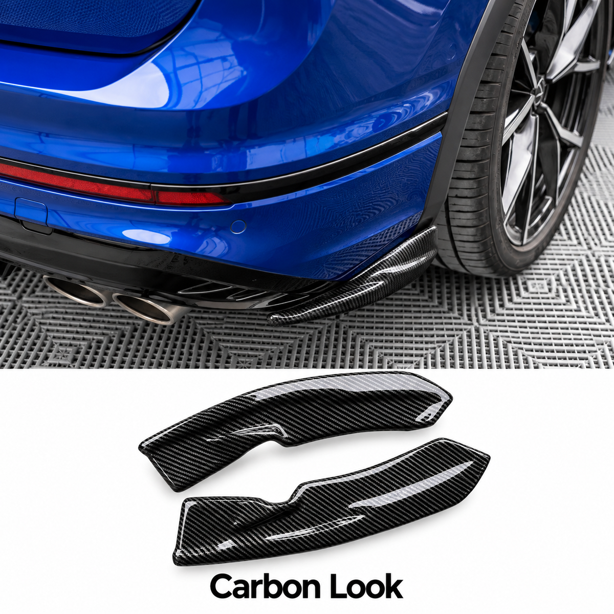 Difusor trasero y divisores laterales | VW Tiguan MK2 Facelift 2020–2023