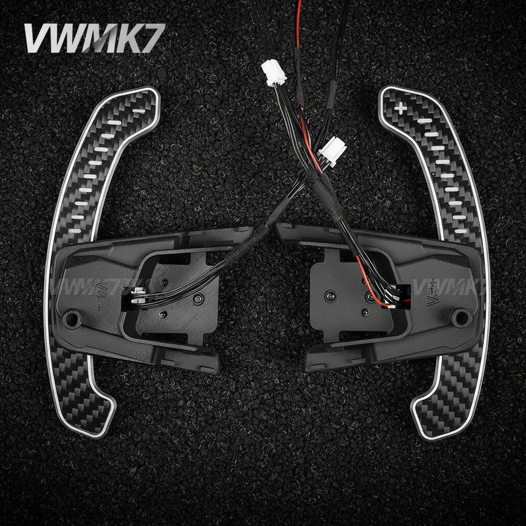 Magnetic LED Paddle Shifters for VW GTI | R | R-Line (2013–2025)