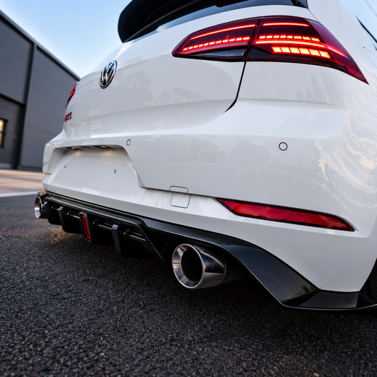 Heckdiffusor mit LED-Bremslicht | Golf 7.5 GTI, GTD 2017-2020