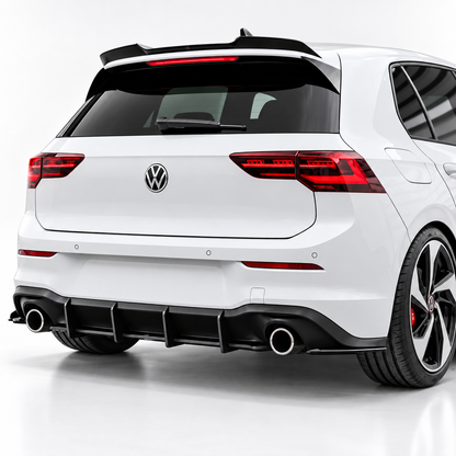 Extensión de difusor trasero para VW Golf 8 GTI 2020–2023