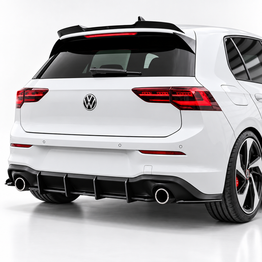 Extensión de difusor trasero para VW Golf 8 GTI 2020–2023