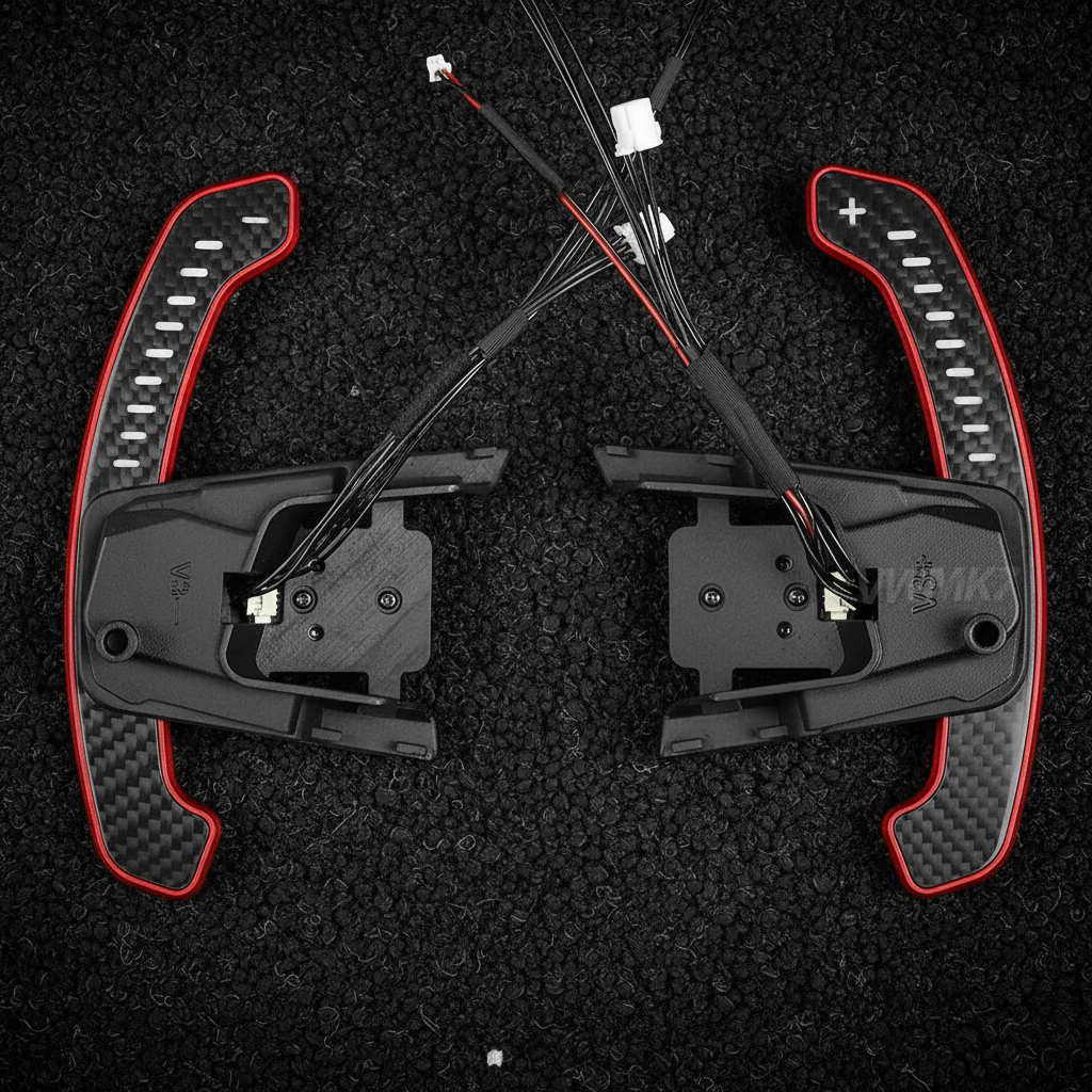 Magnetic LED Paddle Shifters for VW GTI | R | R-Line (2013–2025)