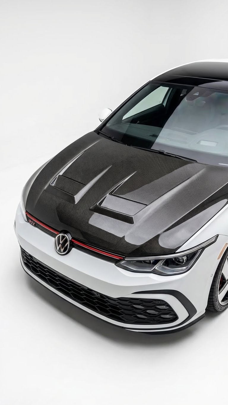 Carbon Fiber Hood Bonnet for VW Golf 8