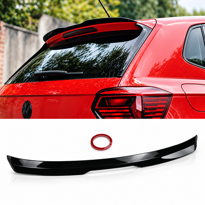 Alerón de techo trasero en negro brillante | VW Polo MK5 6R/6C y MK6 AW