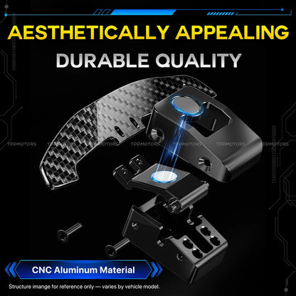 Magnetic Carbon Fiber Paddle Shifters For Audi