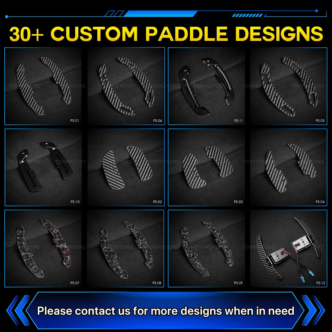 Magnetic Carbon Fiber Paddle Shifters For BMW