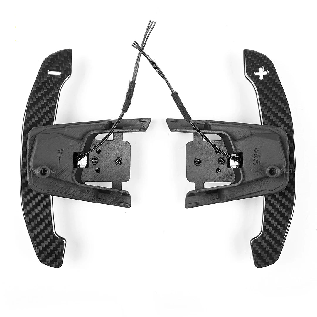 Magnetic Carbon Fiber Paddle Shifters For VW GTI | R | R-Line (2013–2020)