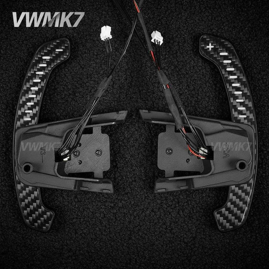 Magnetic LED Paddle Shifters for VW GTI | R | R-Line (2013–2025)