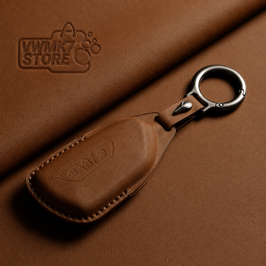 VW Leather Key Case | Golf 8 , ID.3, ID.4 & Cupra