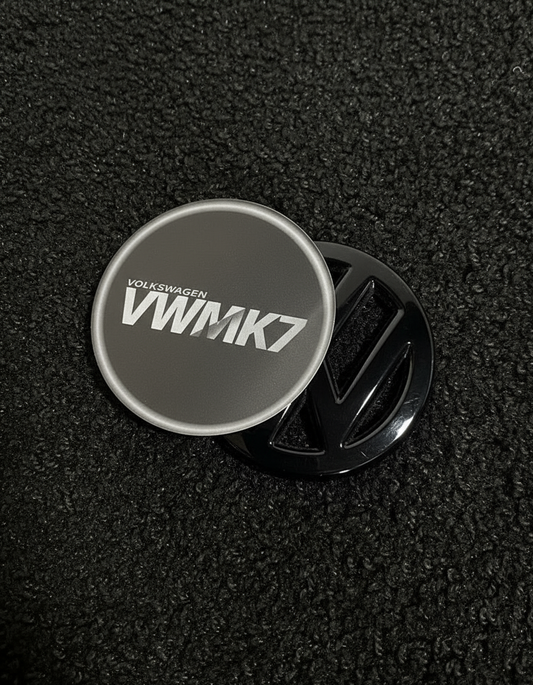 Steering Wheel Black VW Logo Badge for VW GTI | R | R-Line (2013–2020)