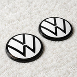 Juego de emblemas delantero y trasero blancos | Golf, Polo, T-roc, Tiguan