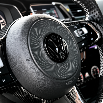 Cubierta de airbag logo negro | Golf, Polo, Passat, Tiguan GTI-R-RLINE (2013+)