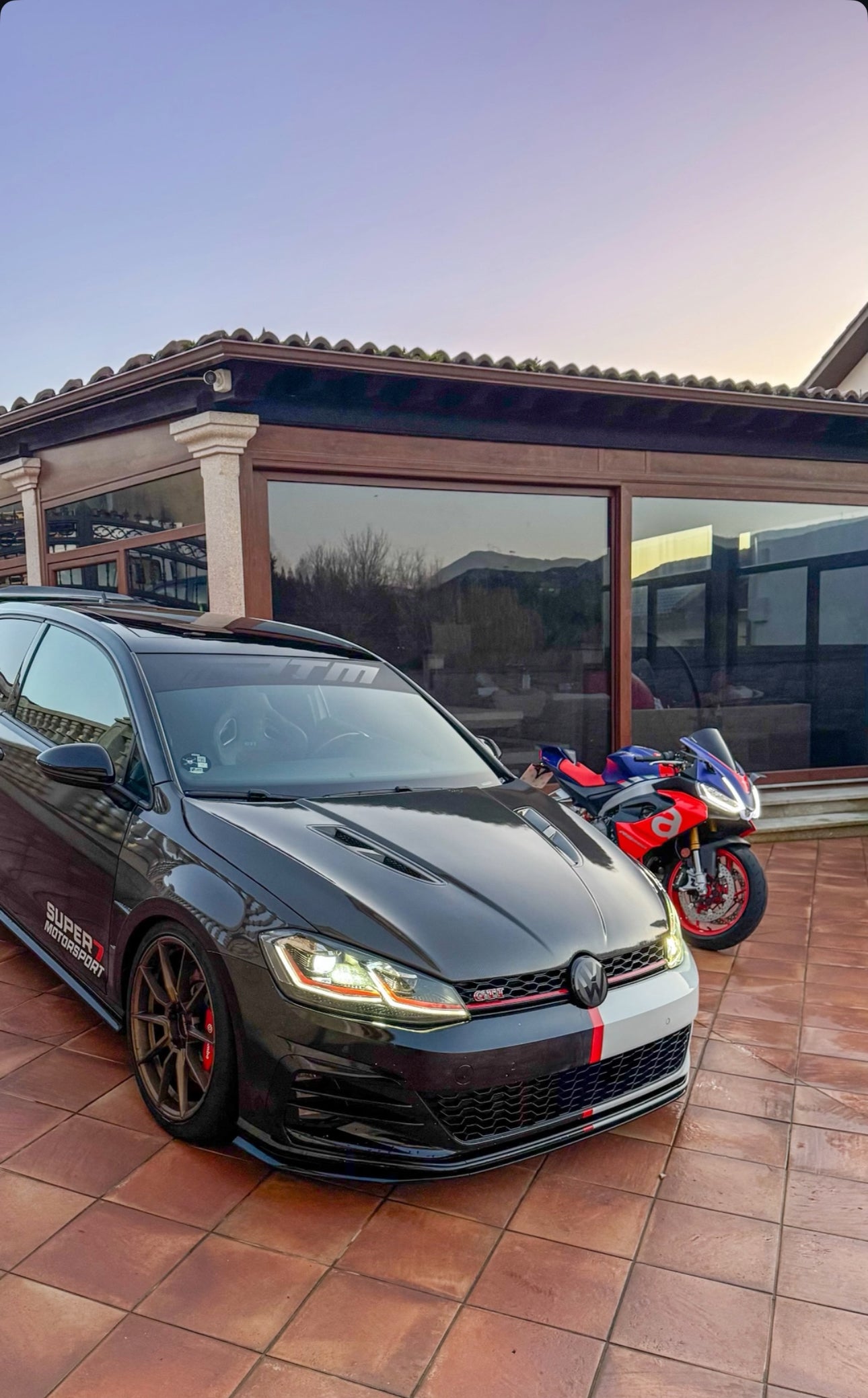 Carbon Hood Bonnet Golf 7-FL