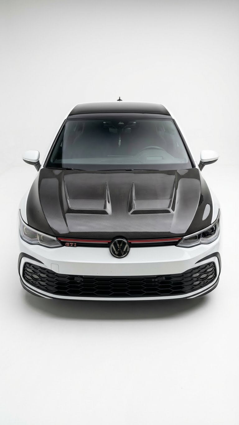 Carbon Fiber Hood Bonnet for VW Golf 8