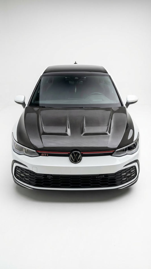 Carbon Fiber Hood Bonnet for VW Golf 8