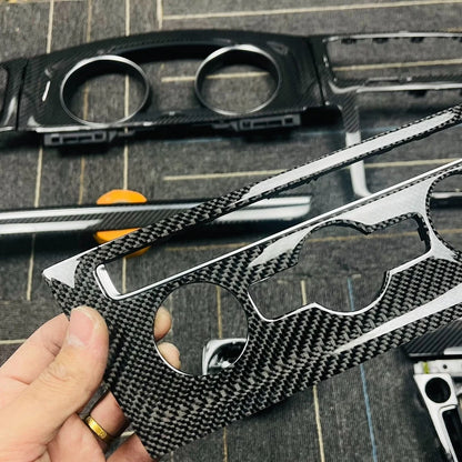Kit de molduras interiores de fibra de carbono real | VW Golf 7-7.5