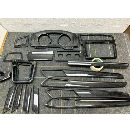 Kit de molduras interiores de fibra de carbono real | VW Golf 7-7.5