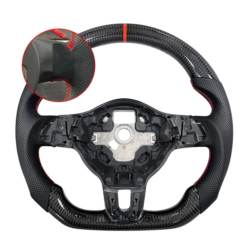 Carbon Steering Wheel 2009–2013 Mk6 GTI R GTD  VW Ready In Stock