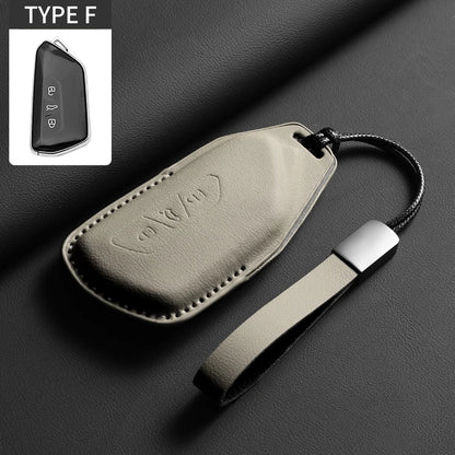 VW Leather Key Case | Golf 8 , ID.3, ID.4 & Cupra