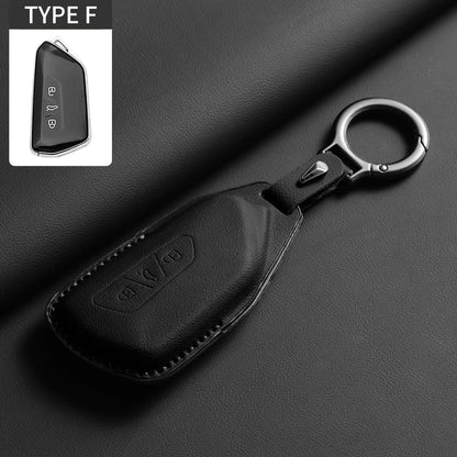 VW Leather Key Case | Golf 8 , ID.3, ID.4 & Cupra