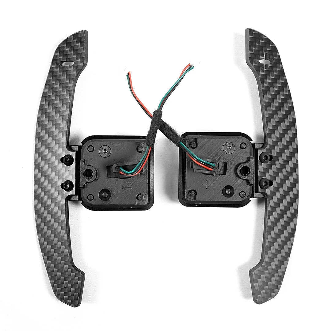 Magnetic Carbon Fiber Paddle Shifters for Cupra