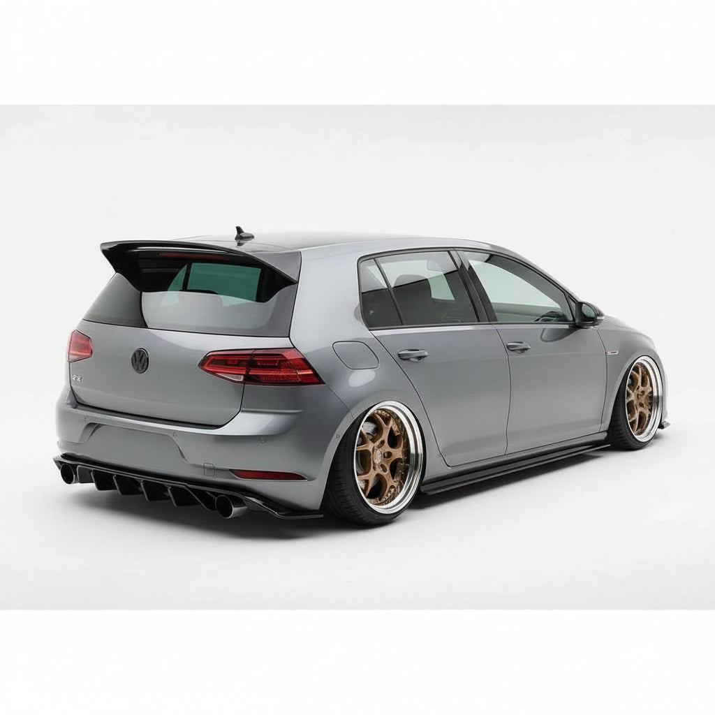 Carbon Fiber Rear Diffuser for VW Golf 7.5 GTI