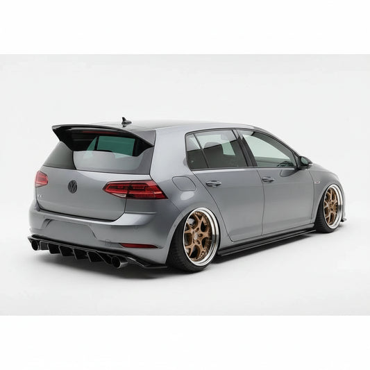Carbon Fiber Rear Diffuser for VW Golf 7.5 GTI