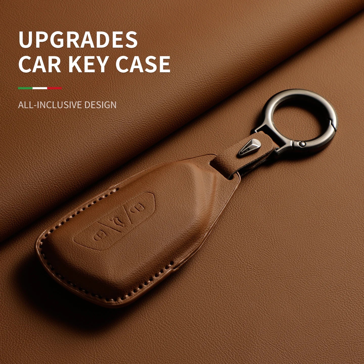 VW Leather Key Case | Golf 8 , ID.3, ID.4 & Cupra