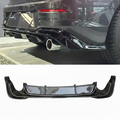 Real Carbon Fiber Rear Diffuser for VW Golf 8 GTI (2020–2024)