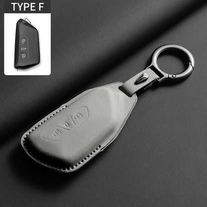 VW Leather Key Case | Golf 8 , ID.3, ID.4 & Cupra