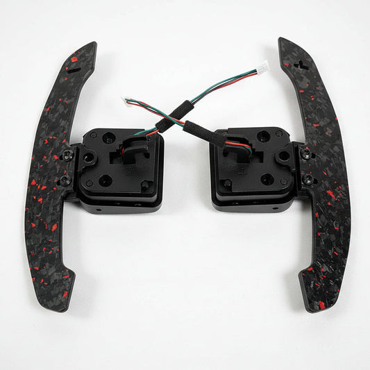 Magnetic Carbon Fiber Paddle Shifters for Cupra