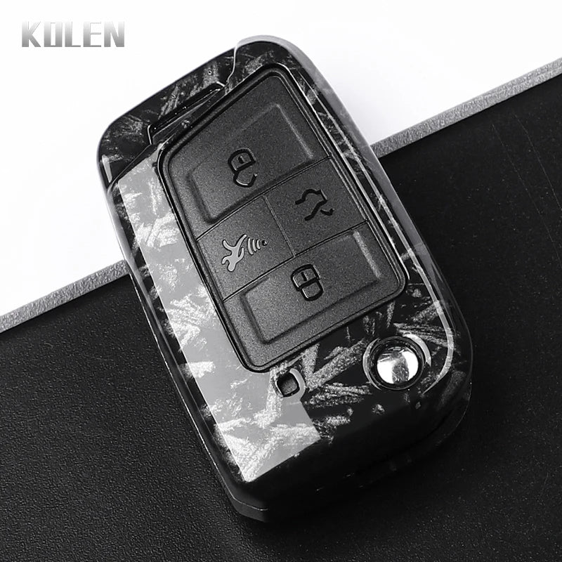 Carbon Fiber Key Case for VW Golf 7, Tiguan, MK2 & SEAT