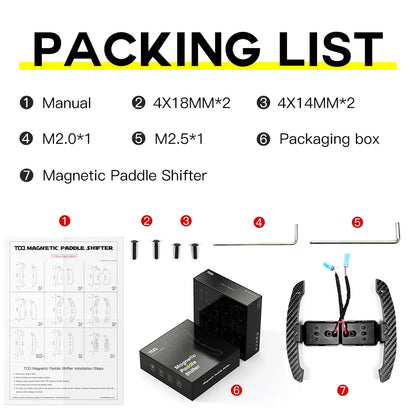 Magnetic Carbon Fiber Paddle Shifters For BMW