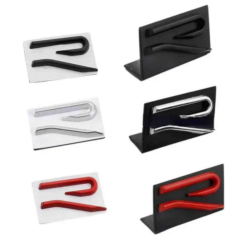 Metal Front Grille & Rear Trunk Emblem Stickers VW | New R