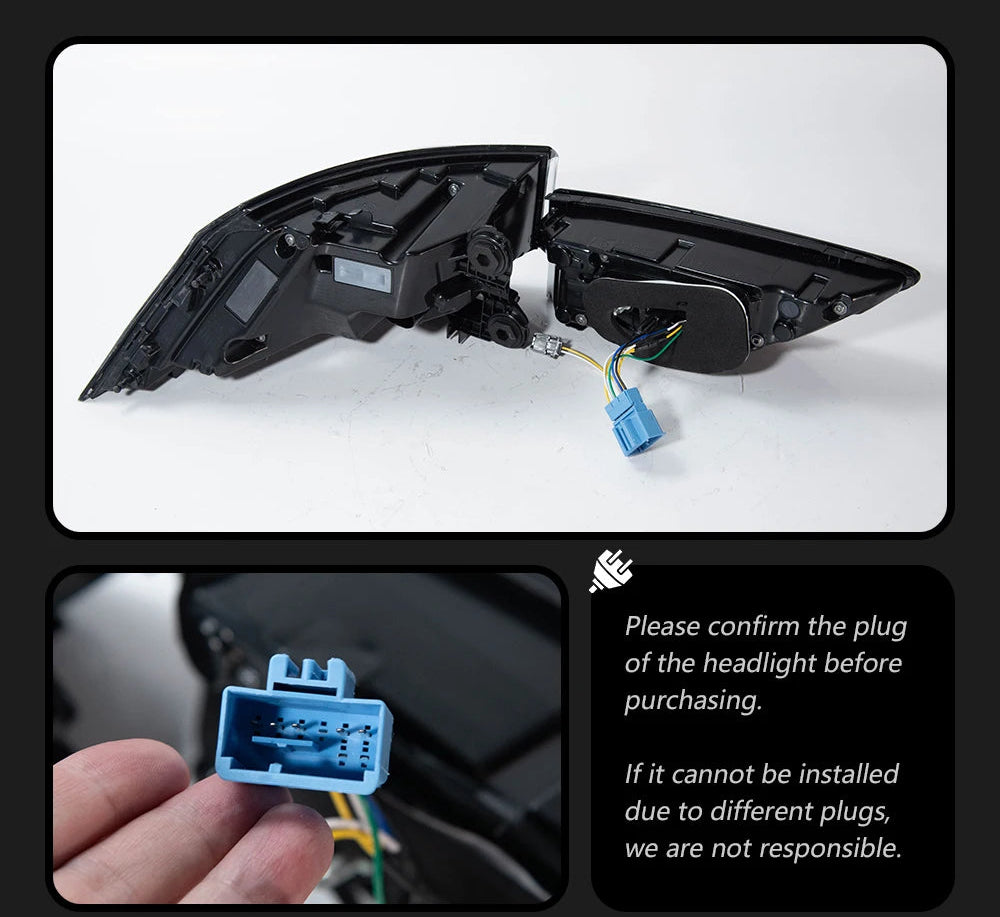 LED Tail Lights for VW Golf 8 (2020–2024) – Dynamic Sequential Rear Lamps