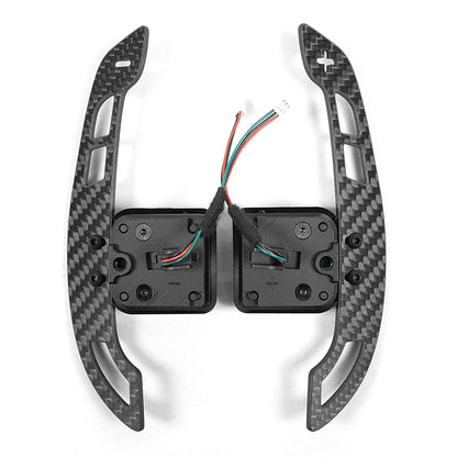 Magnetic Carbon Fiber Paddle Shifters for Cupra