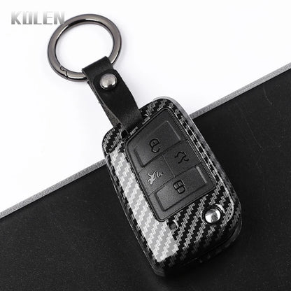 Carbon Fiber Key Case for VW Golf 7, Tiguan, MK2 & SEAT
