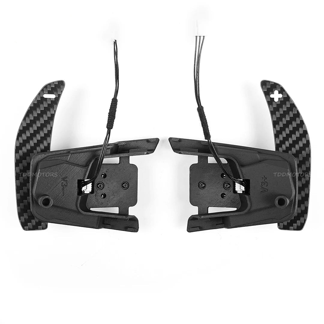 Magnetic Carbon Fiber Paddle Shifters For VW GTI | R | R-Line (2013–2020)