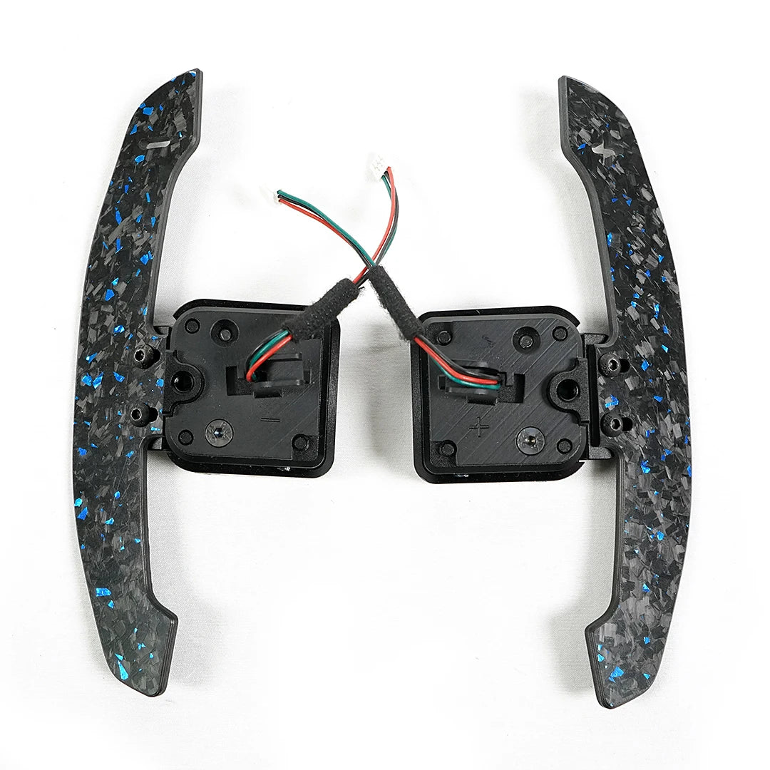 Magnetic Carbon Fiber Paddle Shifters for Cupra