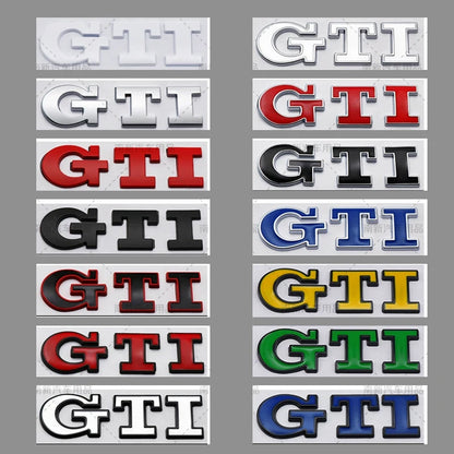 Rear Trunk Emblem VW GTI