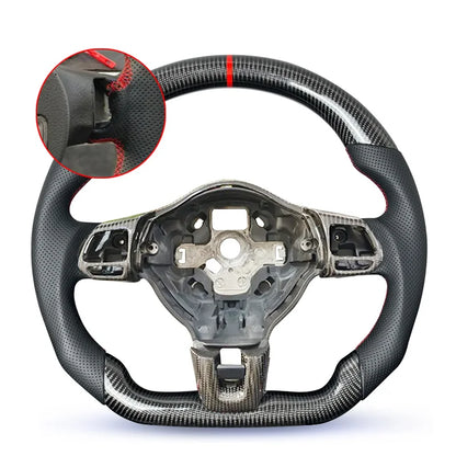 Carbon Steering Wheel 2009–2013 Mk6 GTI R GTD  VW Ready In Stock